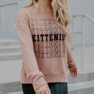 KITTENISH BY JESSIE JAMES DECKER SWEATER!